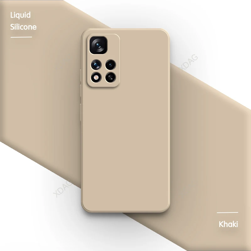 Sleek Liquid Silicone Phone Case - Soft, Protective Cover for Xiaomi Redmi Note Series