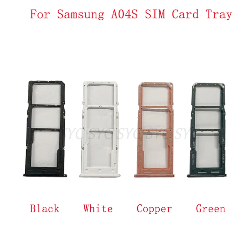 

SIM Card Tray SIM Card Slot Holder For Samsung A04S A047 Memory MicroSD Card Repair Parts