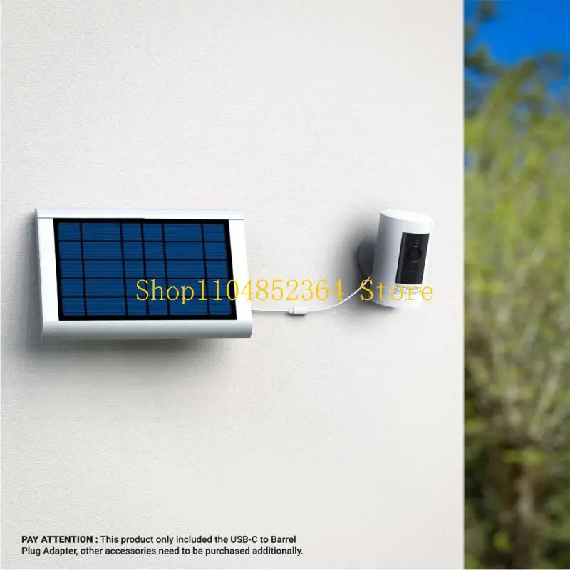 보안 카메라 전원 어댑터 코드 USB C-3.5mm 플러그 어댑터 태양광 패널 모니터링 카메라 케이블 설치가 용이함