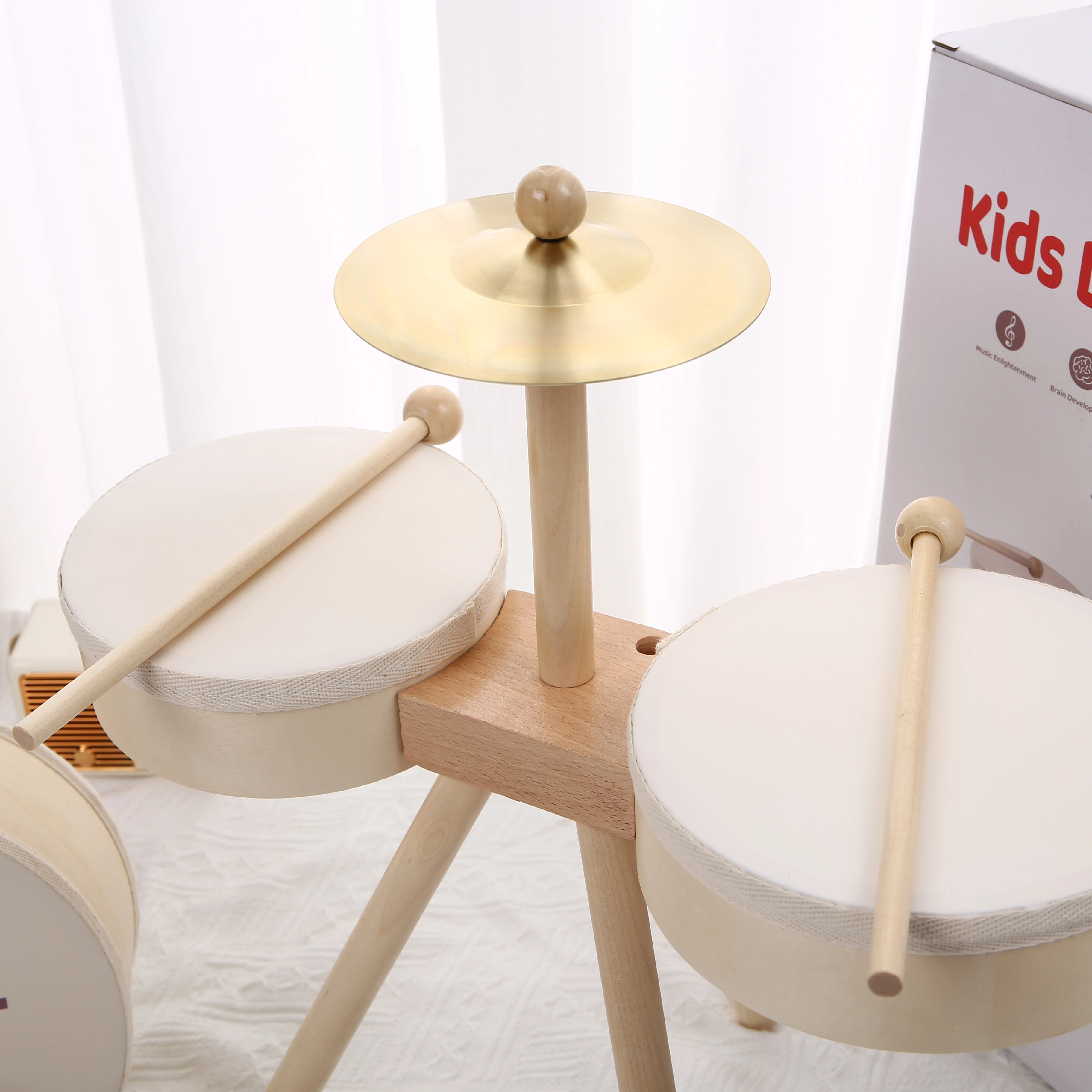 Kids Drum Set Musical Toys for Boy Girl Music Toys Educational Percussion Toy Kids Musical Instruments - 3