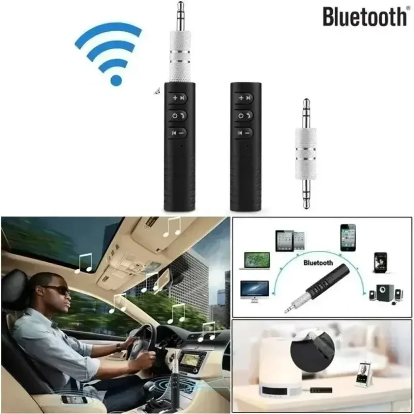 Wireless Bluetooth 5.0 Receiver Adapter 3.5mm Jack For Car Music Audio Aux A2dp Headphone Reciever Handsfree