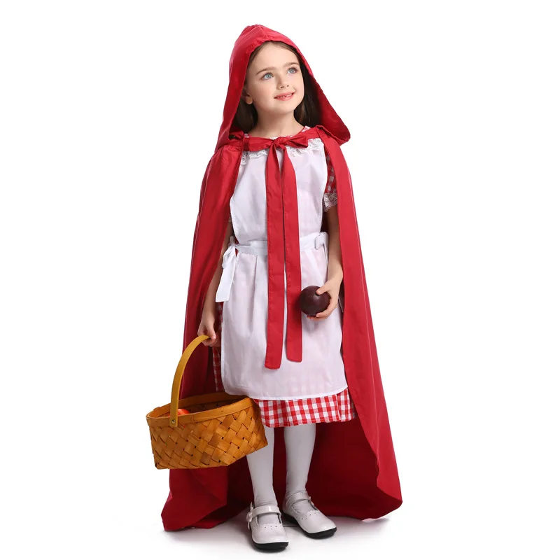 

Halloween Children's Cosplay Little Red Riding Hood Drama Performance Costumes