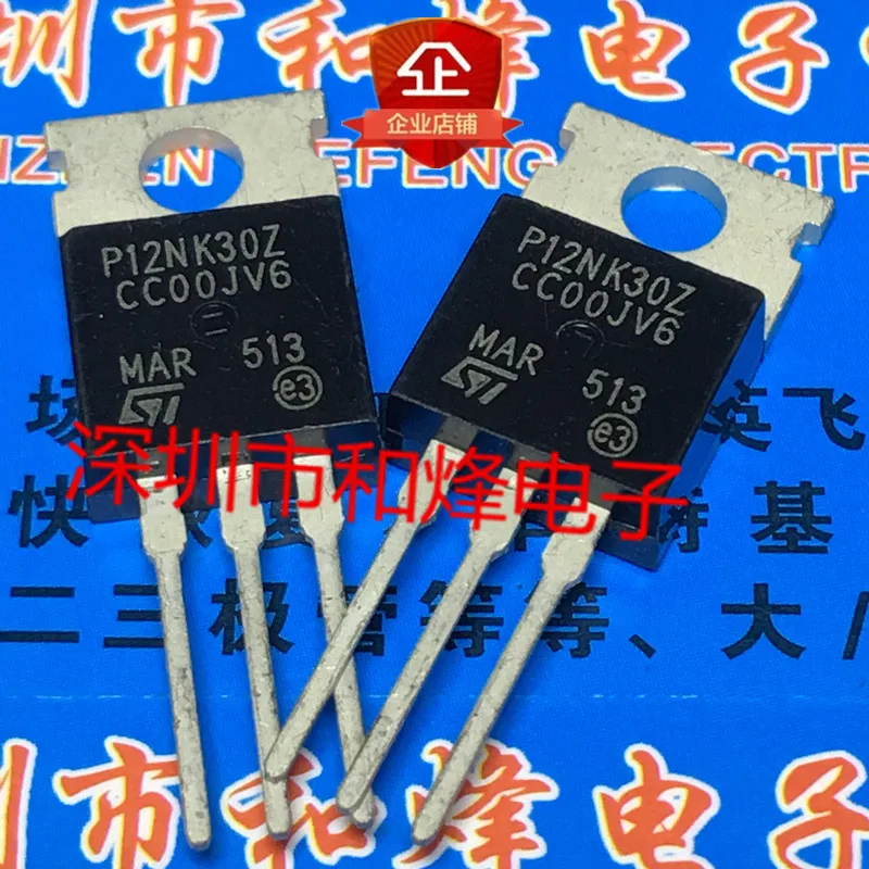 

30pcs original new P12NK30Z STP12NK30Z TO-220 300V 9A