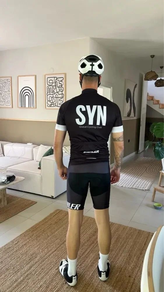 SYN  BIEHLER Team Cycling Jersey Sets MTB Bicycle Bike Breathable Shorts Clothing Cycling Suit 19D GEL Mountain Bike All Terrain 5