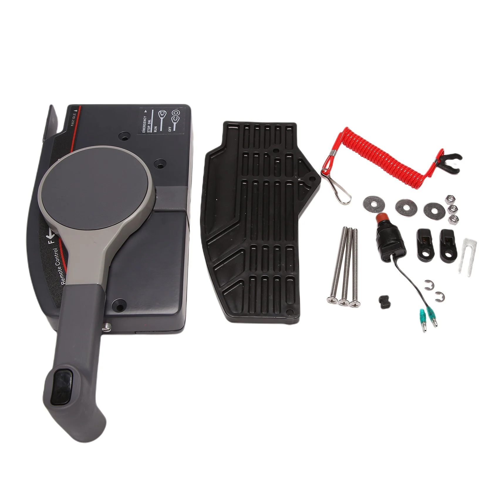 

703 Universal Outboard Remote Control Box for Boat Engine, Pull to Open