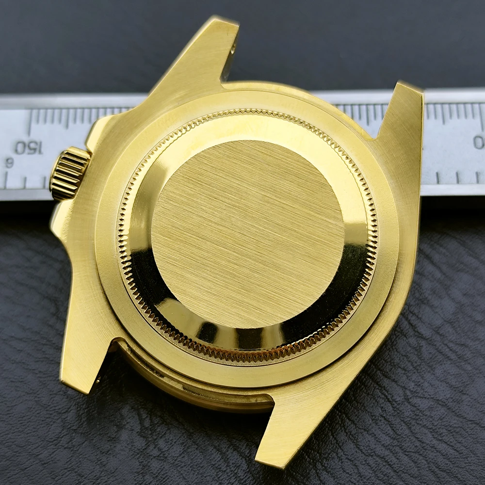 40.5MM GMT Case Sapphire Glass Bidirectional Rotating Case fit N H34/35/36 Movement fit for 28.5MM Dial 20mm Strap Accessories