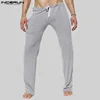 INCERUN 2024 American Style Trousers New Mens Fashionable Striped Design Long Pants Casual Well Fitting Homewear Pantalons S-5XL 1