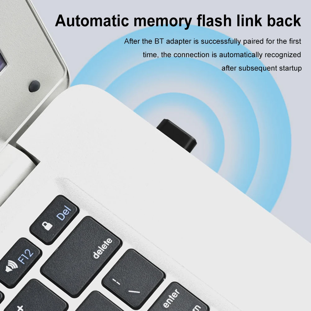 BT543 USB Bluetooth Adapter Wireless Mouse Bluetooth 5.4 Receiver USB2.0/3.0 Dongle For PC Laptop Windows 8.1/10/11 Free Driver