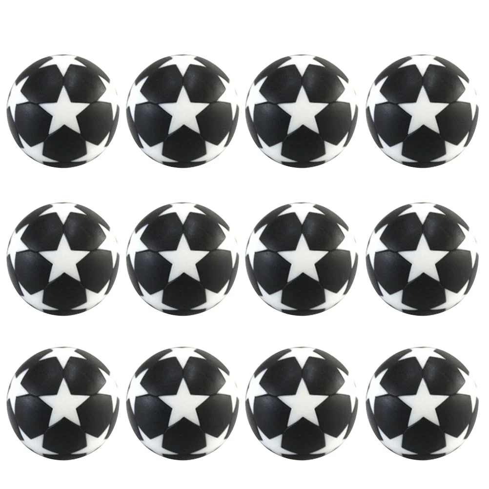 

12 Pcs Desktop Table Soccer Balls Interesting Mini Tabletop Game Foosball Replacement