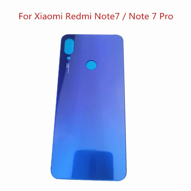 Redmi Note 7 Pro Back Glass Replacement Price For-Xiaomi-Redmi-Note7-Note-7-Pro-Back-Glass-Battery-Cover-Panel-Rear