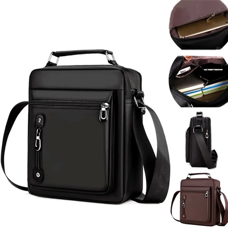 

Business Men Shoulder Bag Oxford Waterproof Messenger Bag Fashion Male Handbag Zipper Classic Crossbody Bags