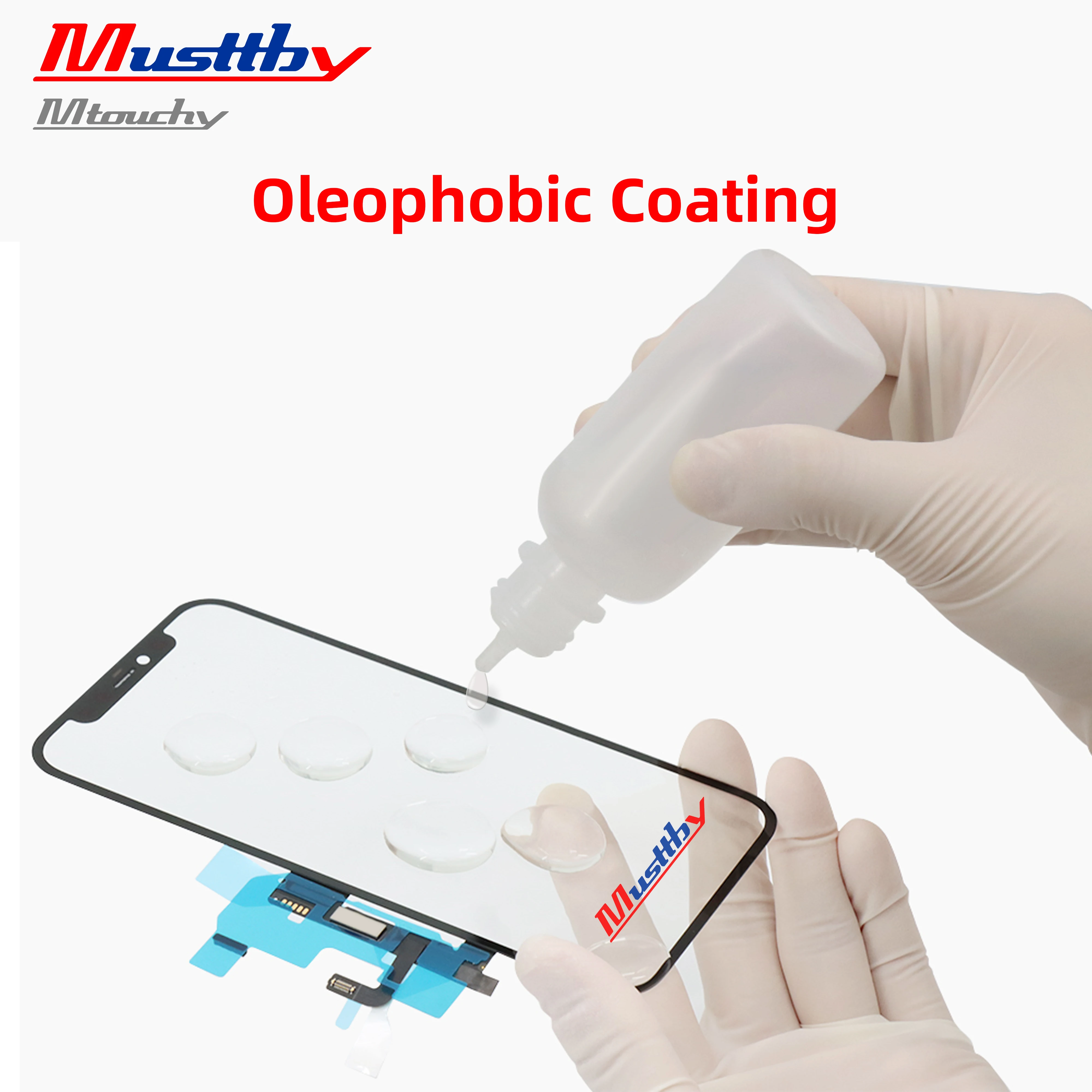 Musttby 10pcs 12 promax Touch Digitizer Replacement With OCA Without IC  For iPhone 11 12 13 pro promax mini LCD Screen Repair