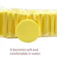 100 Compressed Sponges Individually Packaged Super Soft and Comfortable Cleansing Beauty Salon  Makeup Cosmetic sponge 2