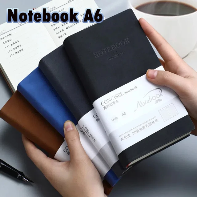 Notebooks A6 360P Lined/Blank Page Diary Planner Journal Notepad Stationery  For Office School Supplies Bullet Sketch Agenda 2024 - AliExpress