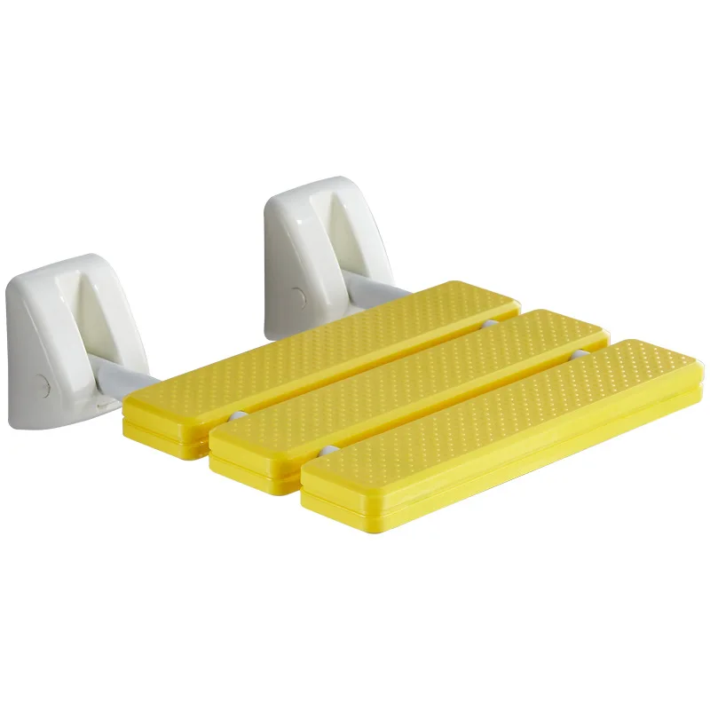 90° Folding Shower Seat Wall-Mounted Waterproof Shower Bench Shoe Changing Stools Load 75kg for Bathrooms Porches Bath Chairs 4