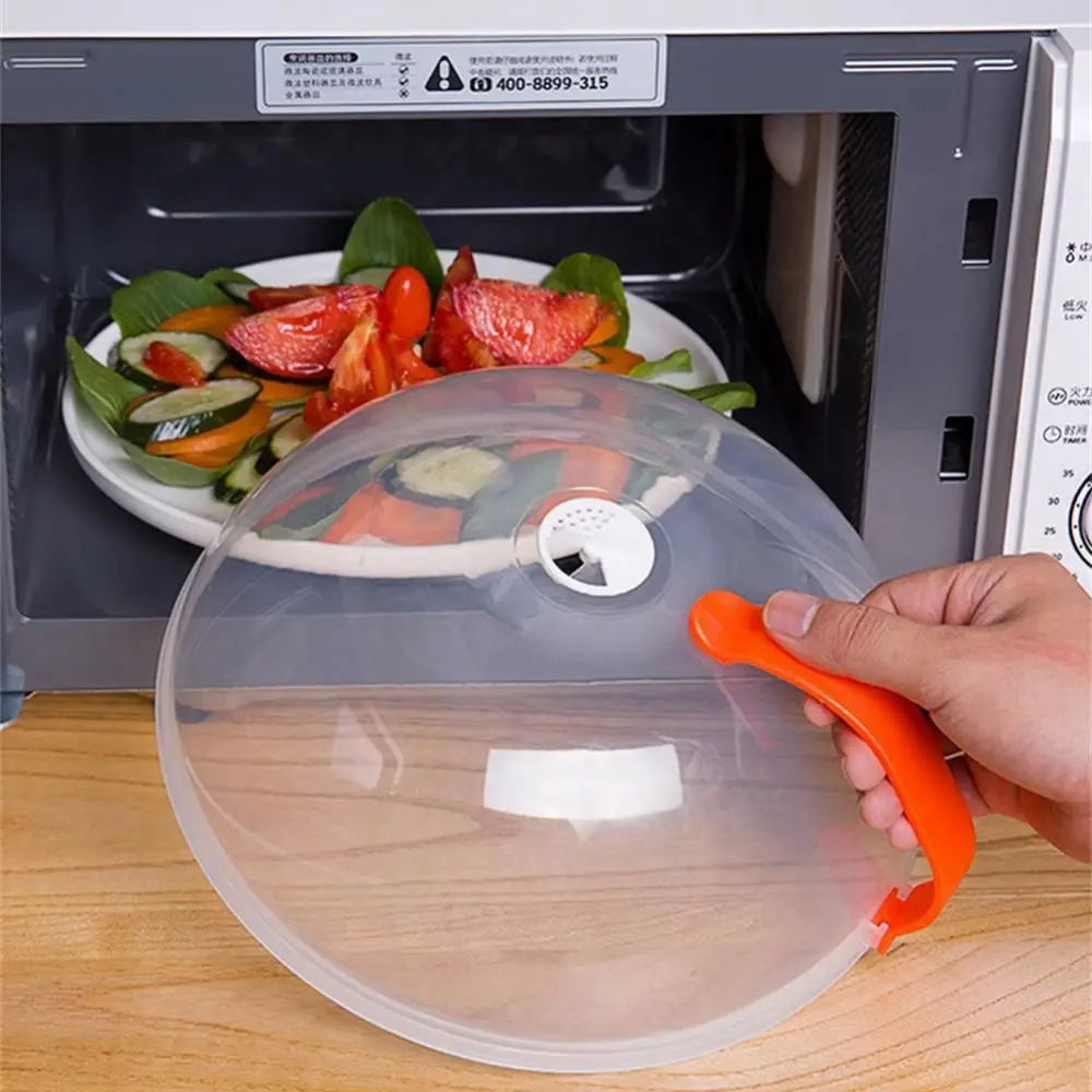Professional Microwave Splash Cover Oven Oil Cover with Steam Vent Magnetic Splash Food 1Pcs,food cover,microwave cover