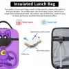 Custom Catnap Smiling Critters Insulated Lunch Bag Food Bag Portable Cooler Thermal Lunch Boxes For School Office 5