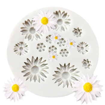 Daisy Sunflower Silicone Mold 1