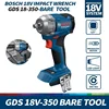 BOSCH GDS 18V-350 Cordless Impact Wrench 3-Gear Torque Adjustment Impact Driver Torque Wrench Bosch Power Tools GDS18V-350 1