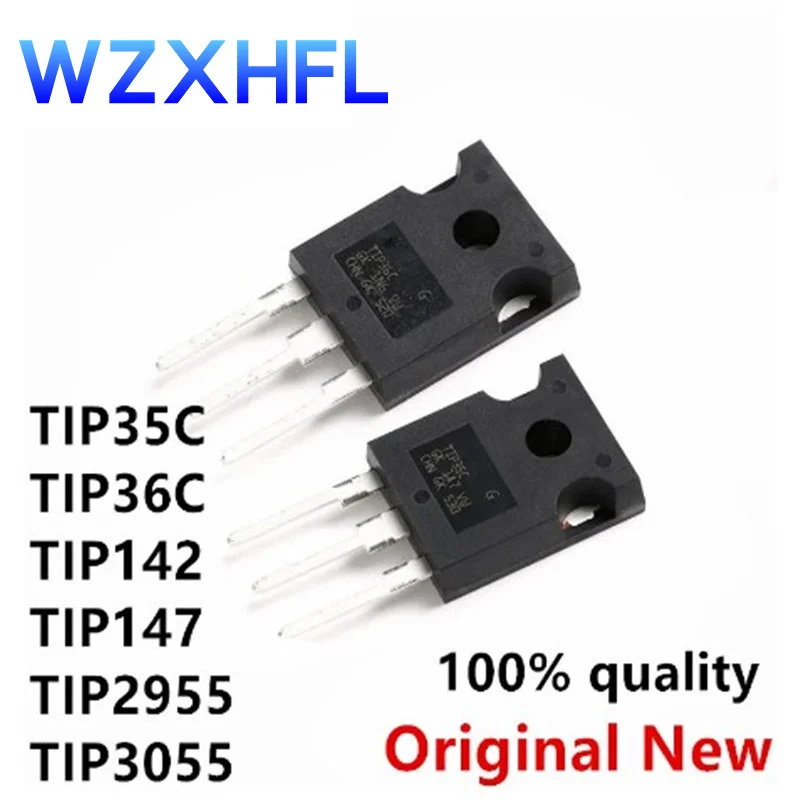 5PCS-TIP35C-TIP36C-TIP142-TIP147-TIP2955-TIP3055-TO-247-TO247-NPN-TIP35 ...