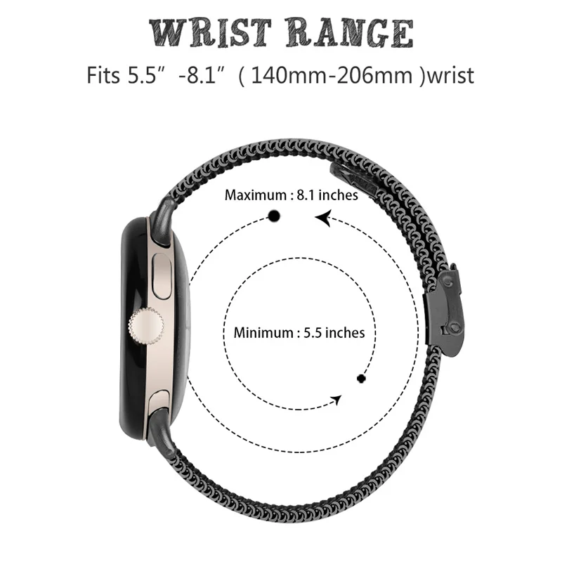 Slim Milanese Stainless Steel Mesh Bracelet - No Gap Wristband