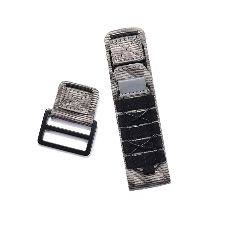 Universal Quick Release Braided Nylon Loop Watch Band, Sporty and Adjustable Strap