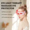 Eye Skincare Massager Vibration Red Light Therapy LED Eye Mask for Lines Wrinkles Dark Circle Removal Beauty Device 6