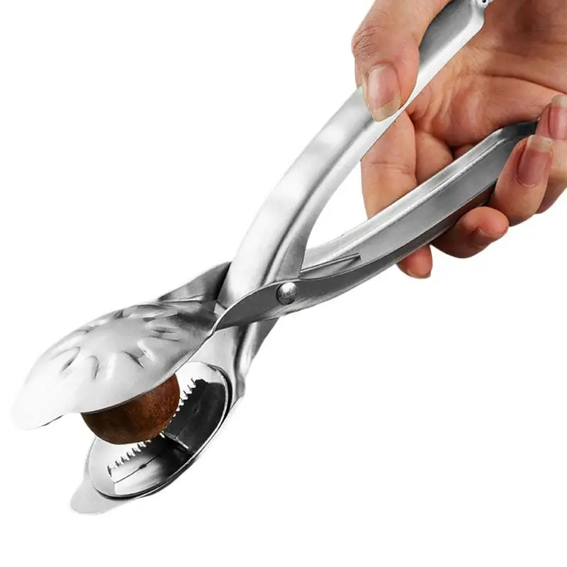 

304 Stainless Steel Nut Cracker Chestnut Cutter Tool | Multifunctional Opener Plier Sheller Nutcracker Dried Fruit Kitchen Tool