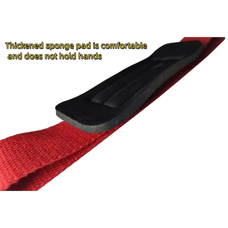 Gym Lifting Straps Barbell Deadlift Booster Belt Fitness Anti-slip Hand Wraps Wrist Straps Fitness Training Auxiliary Belt weight lifting wrist straps