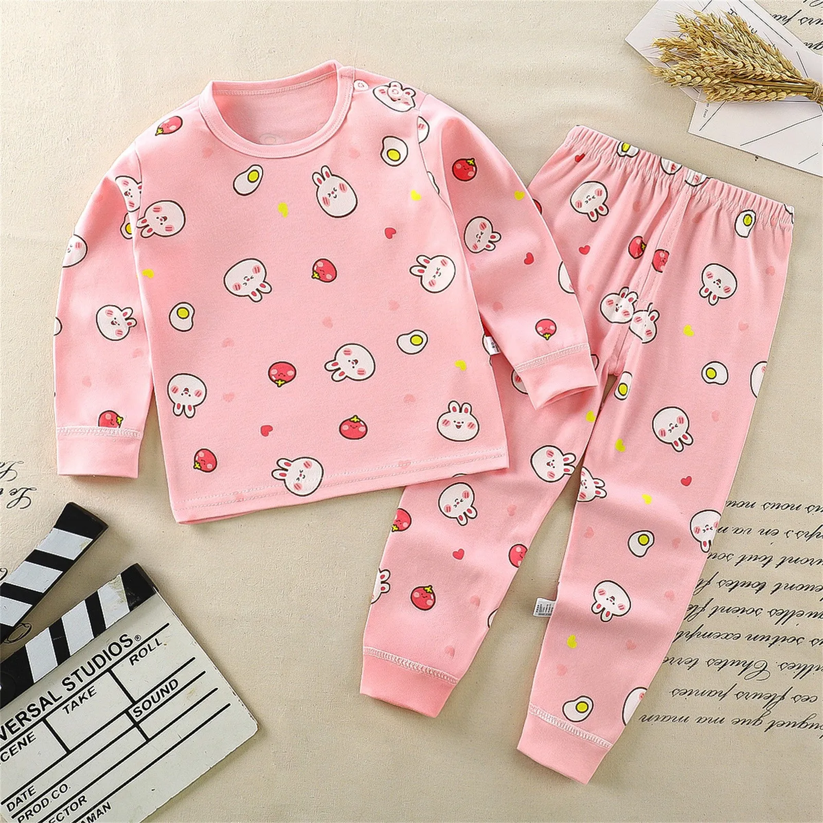Toddler Kids Infant Newborn Baby Boys Girls Long Sleeve Cartoon Tops Pj&rsquo;s Pants Sleepwear Pajamas Size 3 Boy Pajamas 18 Months