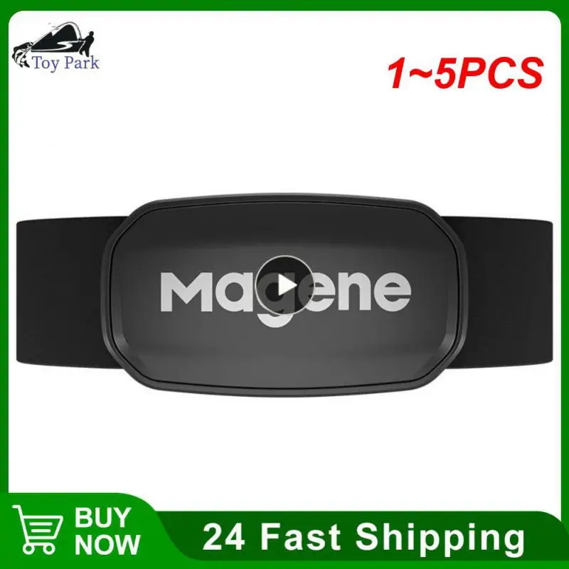 

1~5PCS Magene Mover H64 Heart Rate Sensor Dual Mode ANT Bluetooth With Chest Strap Cycling Computer Bike forWahoo Garmin Sports