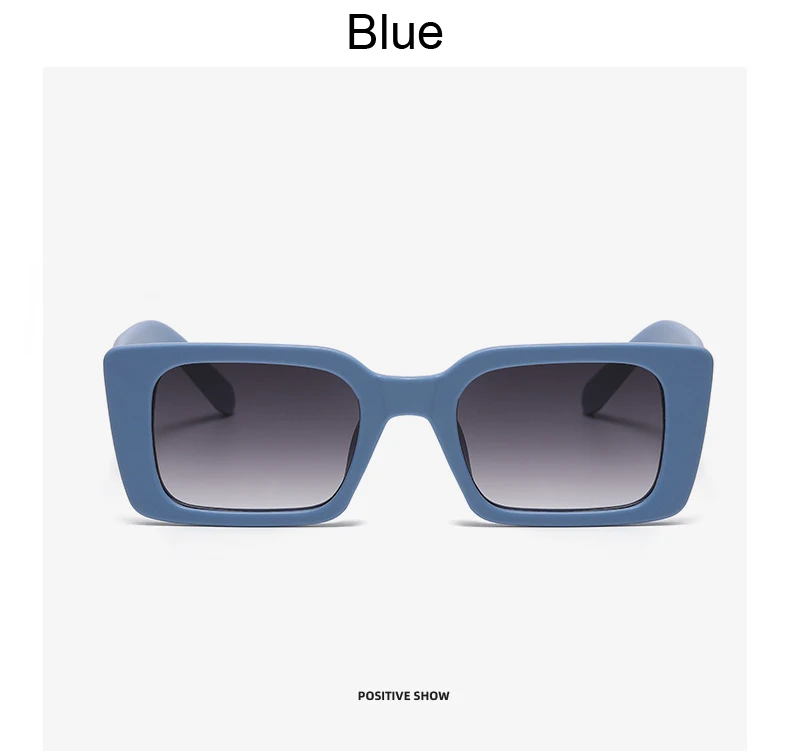 Vintage Square Sunglasses For Women Retro Gradient Designer Shades_voghion.com