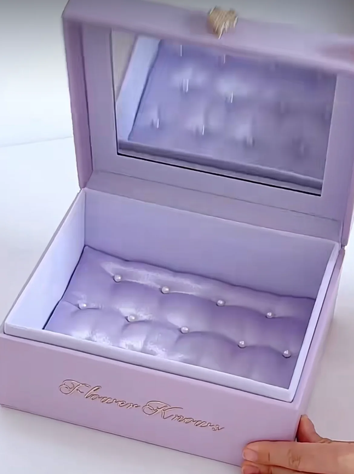 Flower Knows Cosmetics Storage Box Limited Edition Strawberry Rococo Violet Jewelry Empty Box