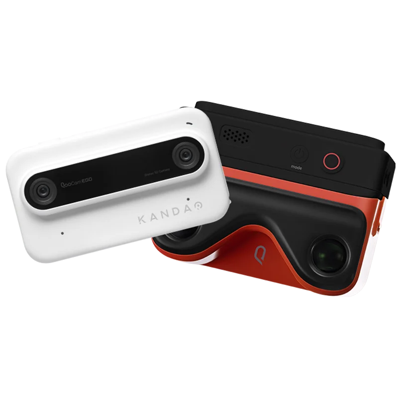 

Kandao Qoocam Cool Look Ego 3d Stereo Camera, Binocular 4k Vr Adaptation, Stereoscopic Image Display