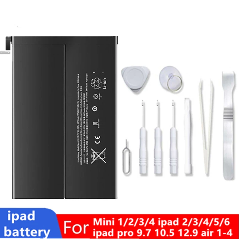 Battery-For-iPad-6-Air-2-A1547-7340mAh-A1566-A1567-Li-polymer-Tablet ...