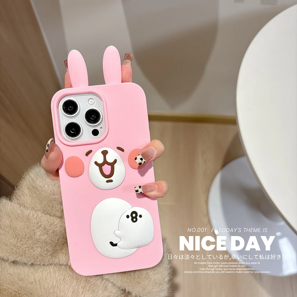 Cartoon Kakhnara Rabbit Soft Silicone Shockproof Phone Case