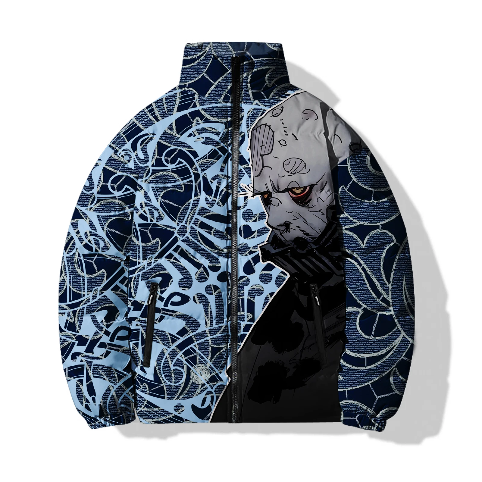 thumbnail image 1 of Chaquetas de caballero para hombre, nuevas chaquetas de plumas con estampado 3D, abrigos de invierno para hombre, parkas de moda cálidas y duraderas, parkas para hombre, 1 of 5