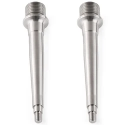 2Pcs 93Mm Titanium/Ti Spindle/Axles Foot Shaft Pedals Bearing Titanium Pedal Shaft Titanium Alloy Pedal Core