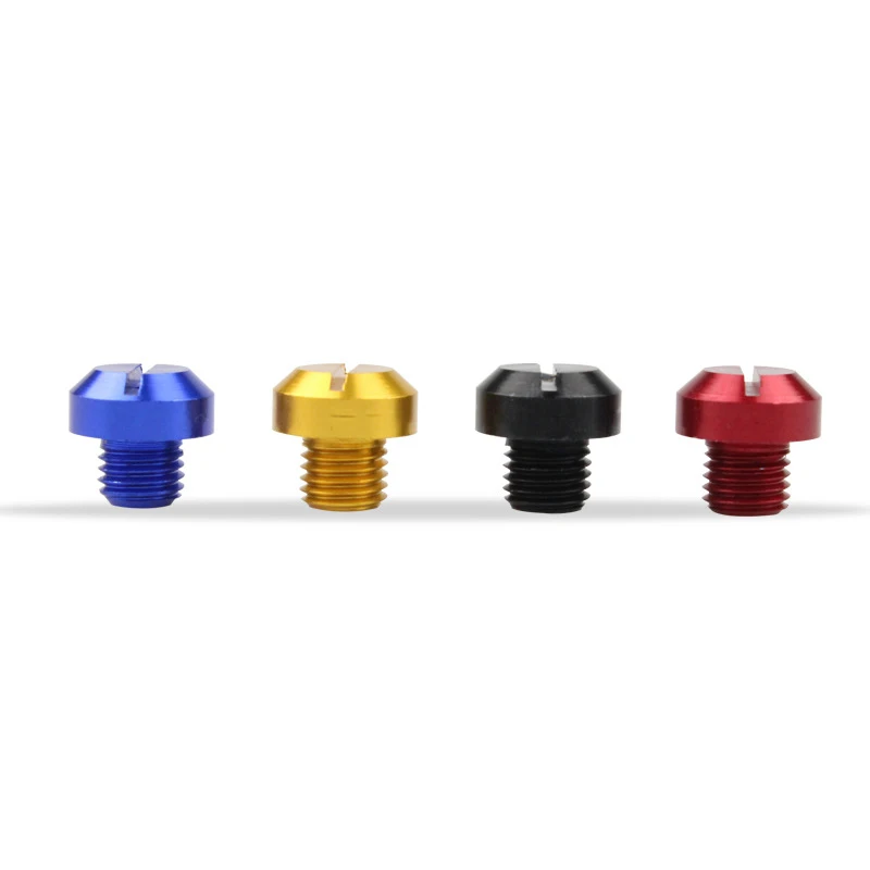 2Pcs Anti-Rust Motorcycle CNC Aluminum M10 x 1.25 Rear view Mirror Hole Plugs Screws Bolts Covers Caps Motorcycle Mirror