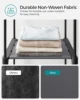 SONGMICS Closet Wardrobe, Portable Closet for Bedroom, Clothes Rail with Non-Woven Fabric Cover, Clothes Storage Organizer 5