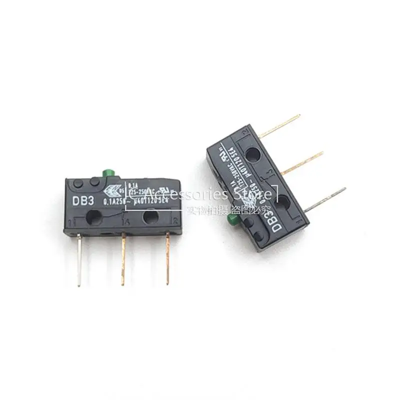 3Pin Pin 0.1A 250V Small Current Micro Switch Stroke Limit Reset Button DB3 1PCS