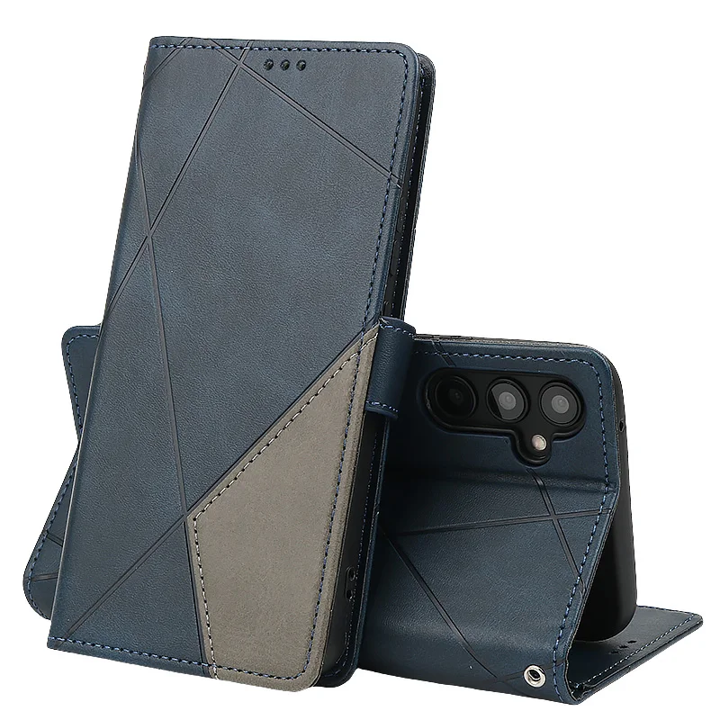 Wallet Business Magnetic Flip Leather Case with Card Slot and Photo Frame Cover