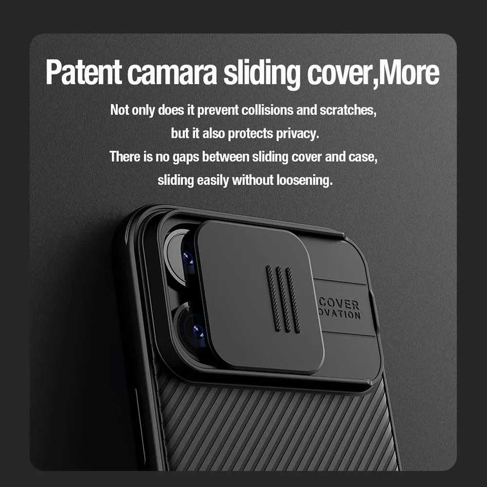 NILLKIN For iPhone 15 Pro Max Case For Magnetic Case With Slide Camera Cover For iPhone 15 Plus 14 Pro Max 14 Pro 14 Plus