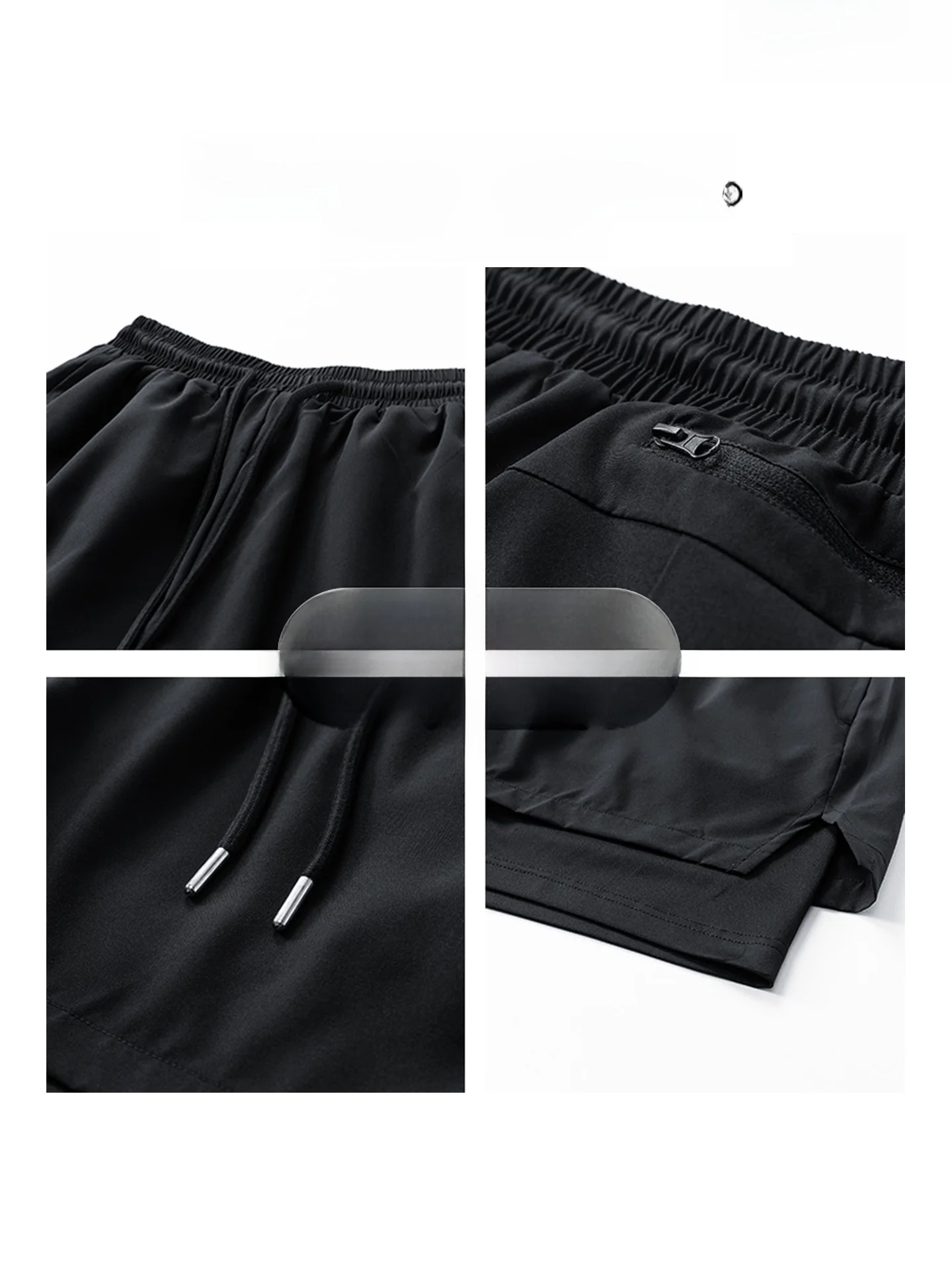 KITH 여름 신작 남성용 반팔 운동복 세트 캐주얼 하이엔드 느낌 폴리에스테르 및 스판덱스 원단 긴 바지 티셔츠