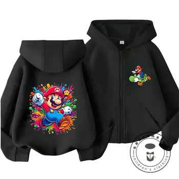 Kids Mario Zip Hoodie 1