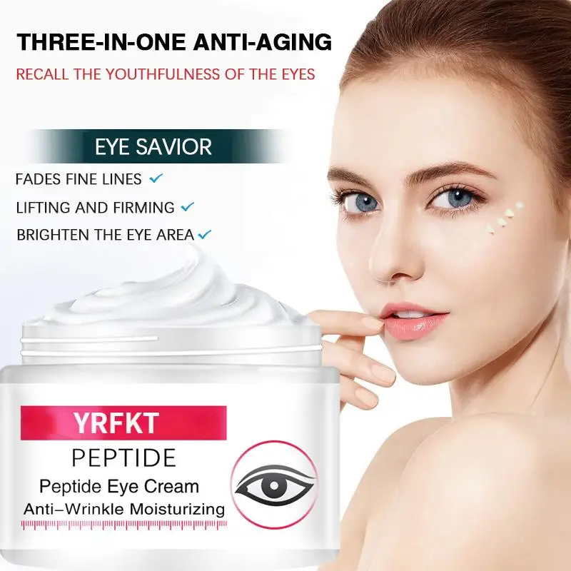 

Peptide Eyes Cream Anti Wrinkle Remove dark circles Shrink Pores Hydrating Moisturizing Whitening Eye skin care