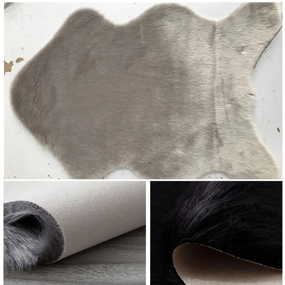 40x60cm Carpet Plush Soft Imitation Wool Pad Bedroom Bedside Mat Sofa Cushion Rugs Fur