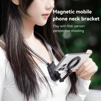 Neck Mount Magnetic Phone Clip 360° Rotation POV Phone Hold for Iphone 17 16 15 14 13 12 11 For SAMSUNG HUAWEI Phone Accessories 2