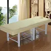 New Massage Table Bed Fitted Sheet Solid Color Full Cover Elastic Rubber Band Massage SPA Bed Cover With Face Hole 4