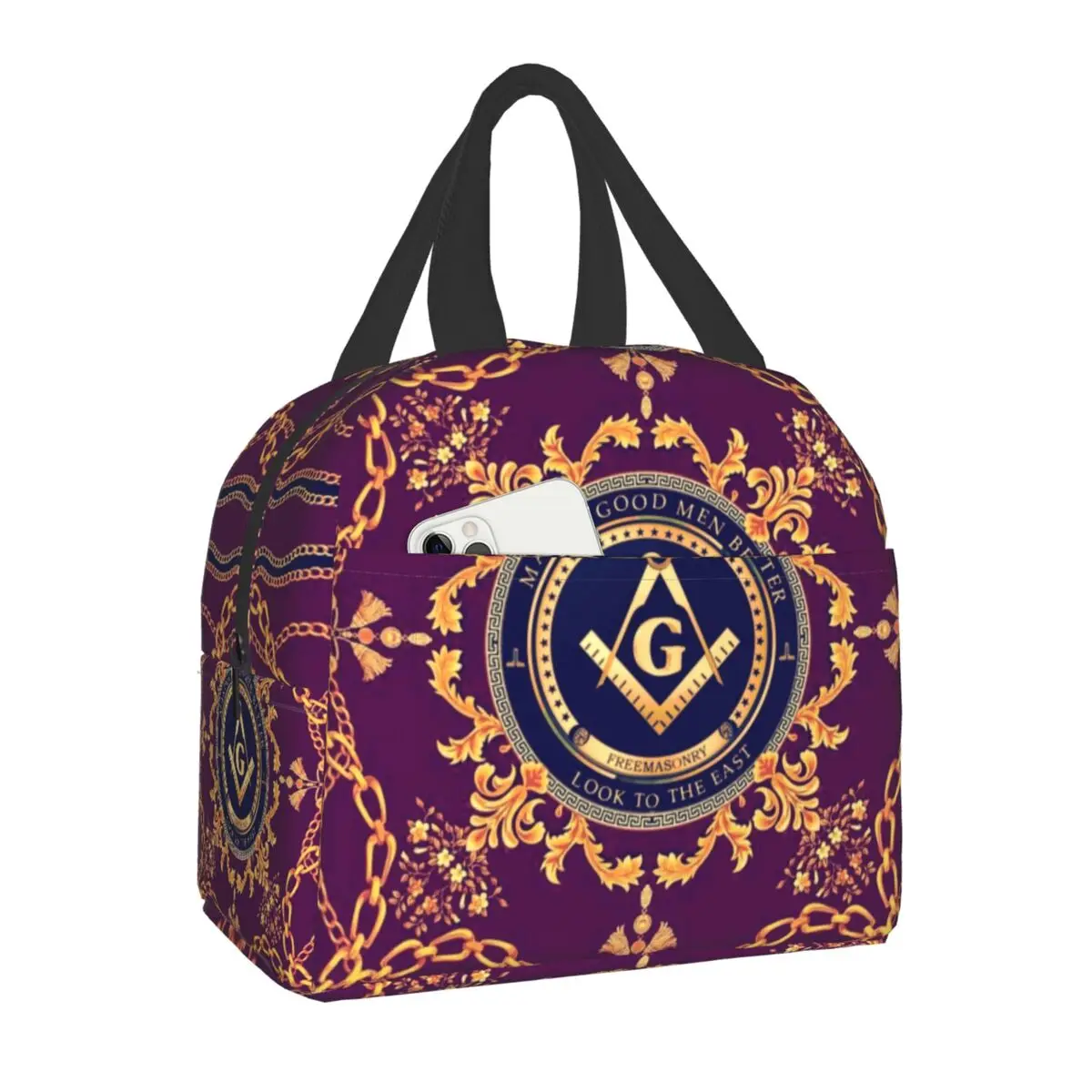 

Сумка для обеда Freemason в стиле барокко для мужчин и женщин
